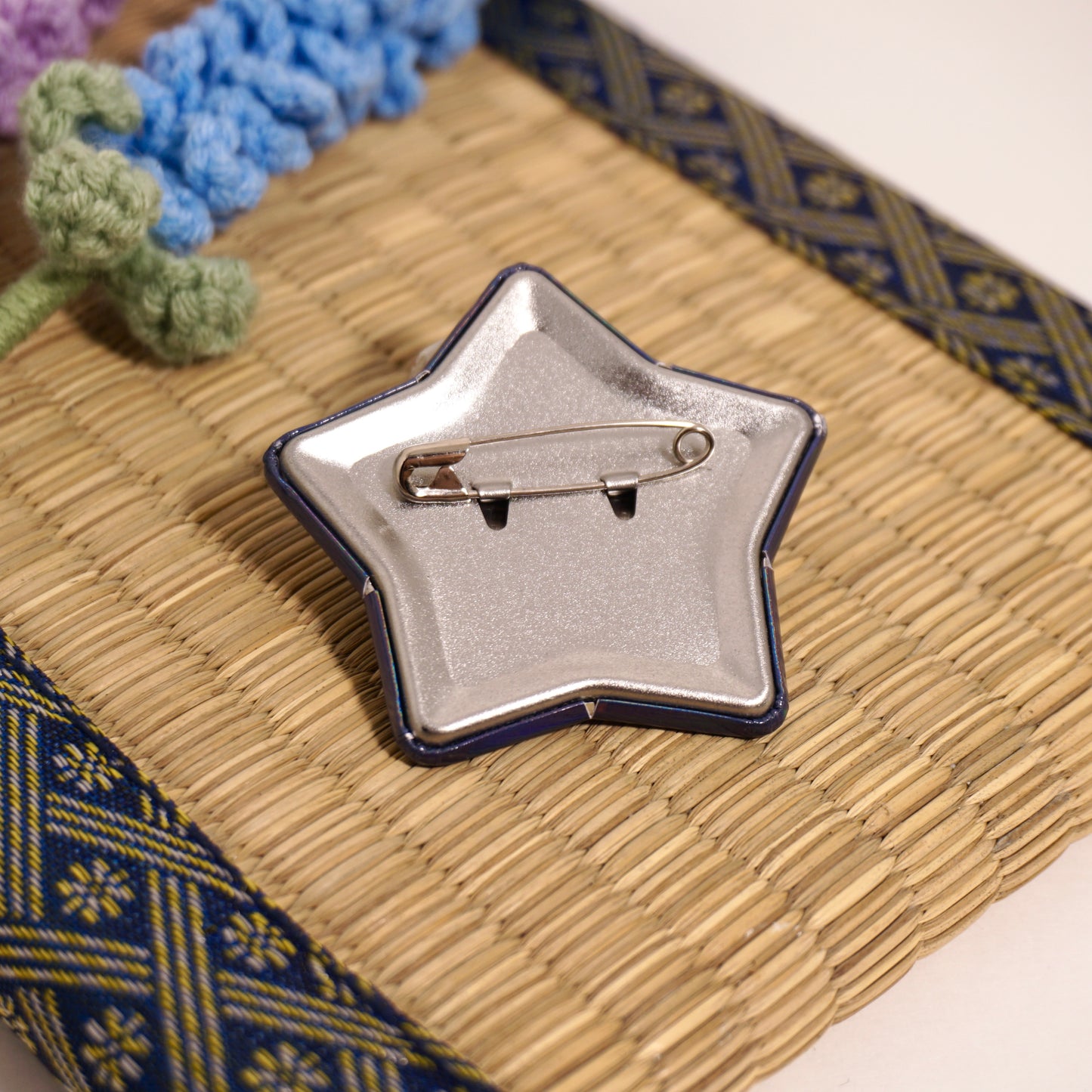 Alien Dog - Holographic Pin Back Button