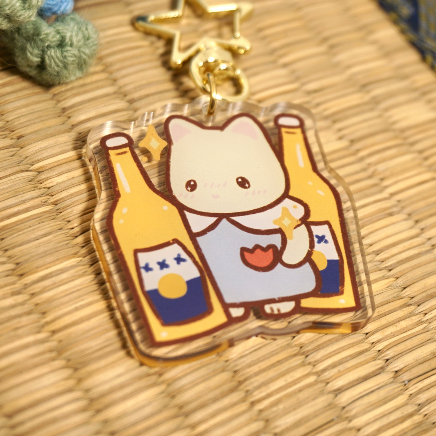 Drunk Sylvanian - Acrylic Keychain