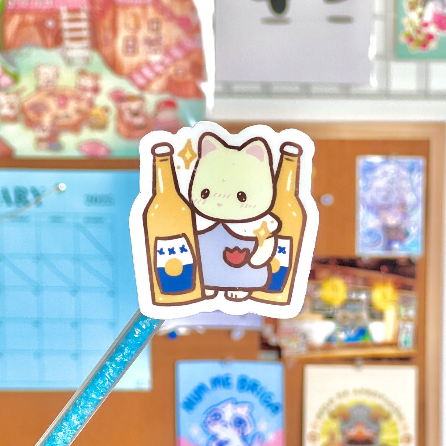 Drunk Sylvanian - Sticker