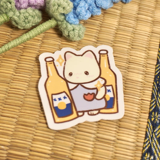 Drunk Sylvanian - Sticker