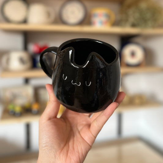 100 kuroneko mugs! - Punikoi's first kiln