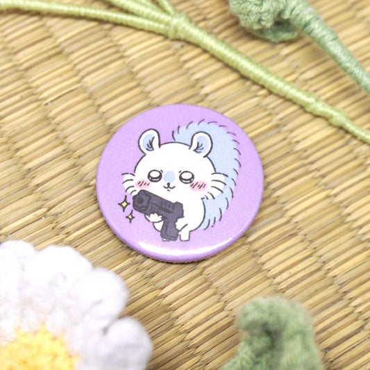 Momonga Pistol - Mini Pin Back Button