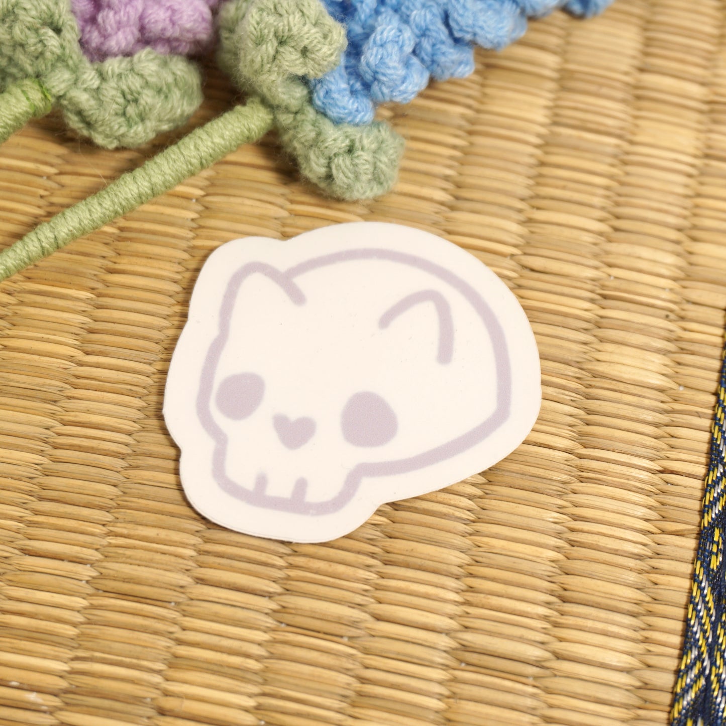 Cat skull - Sticker