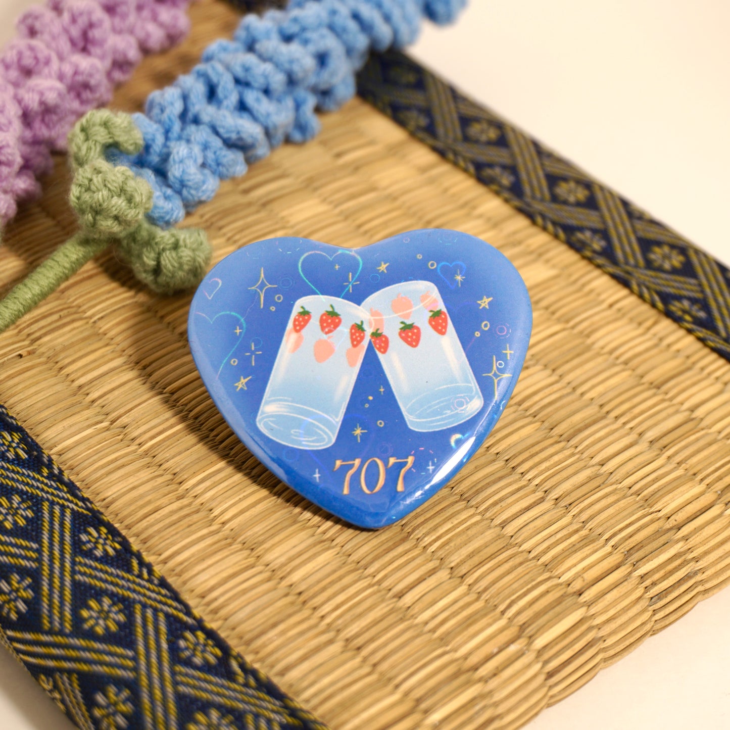 Nana - Holographic Pin Back Button