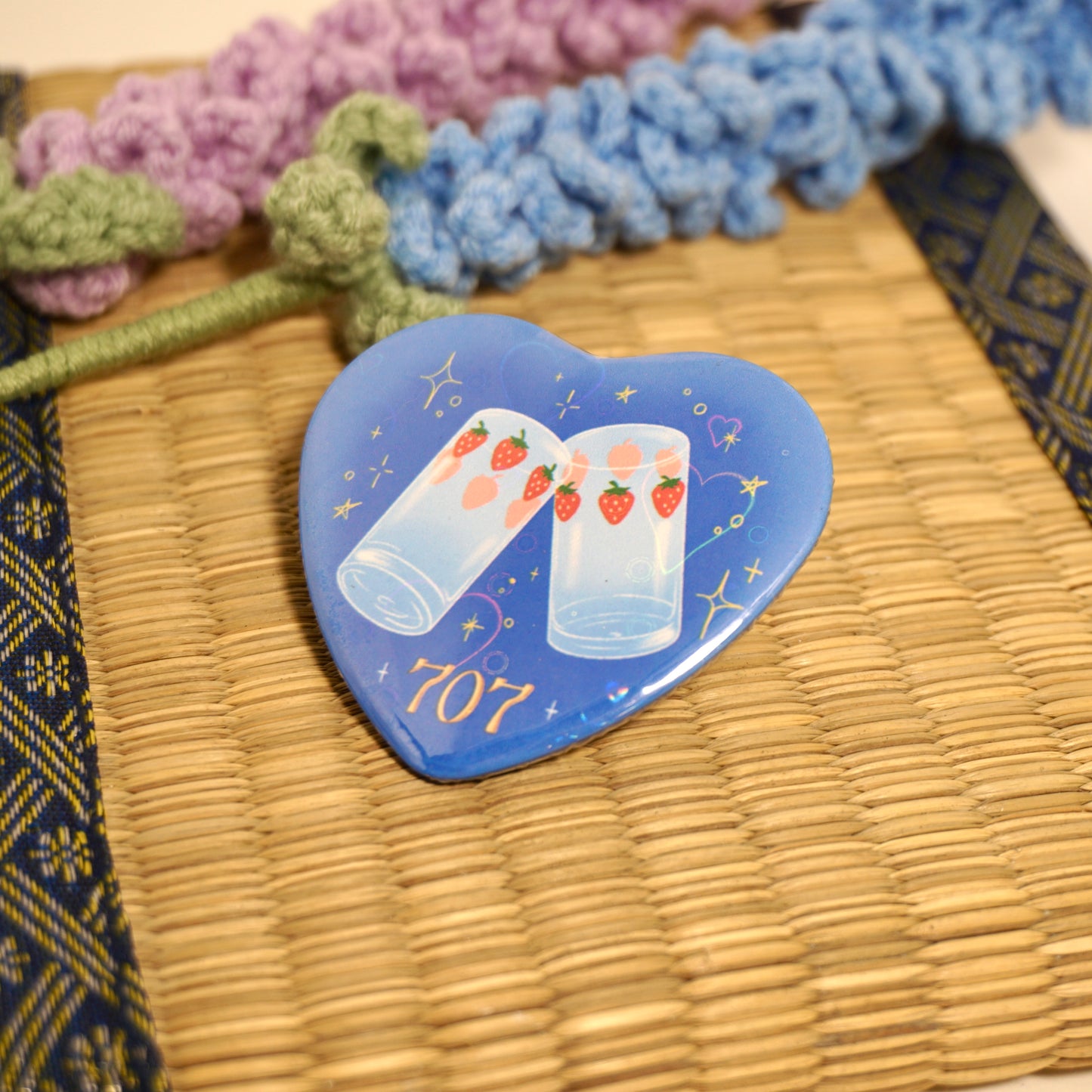 Nana - Holographic Pin Back Button