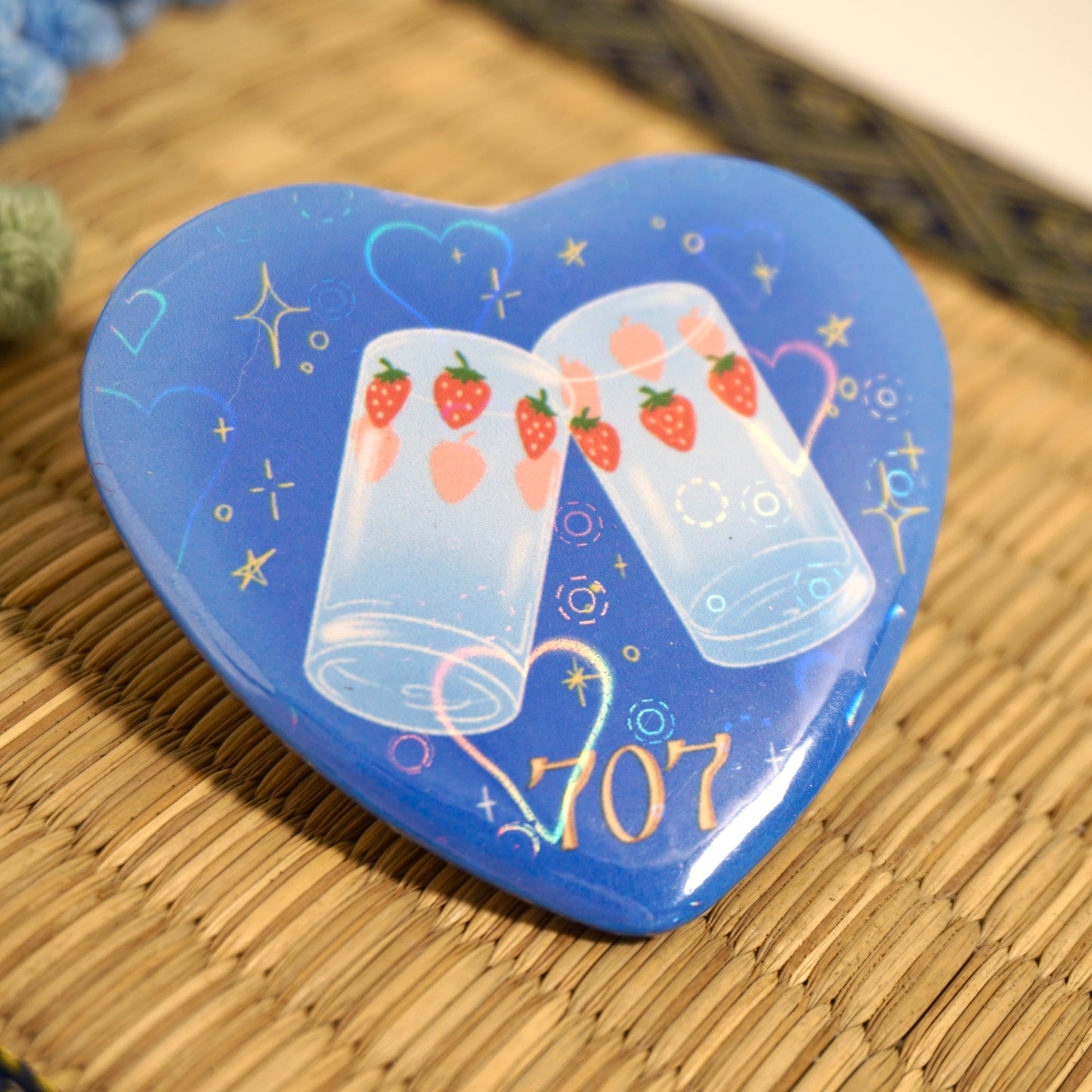 Nana - Holographic Pin Back Button