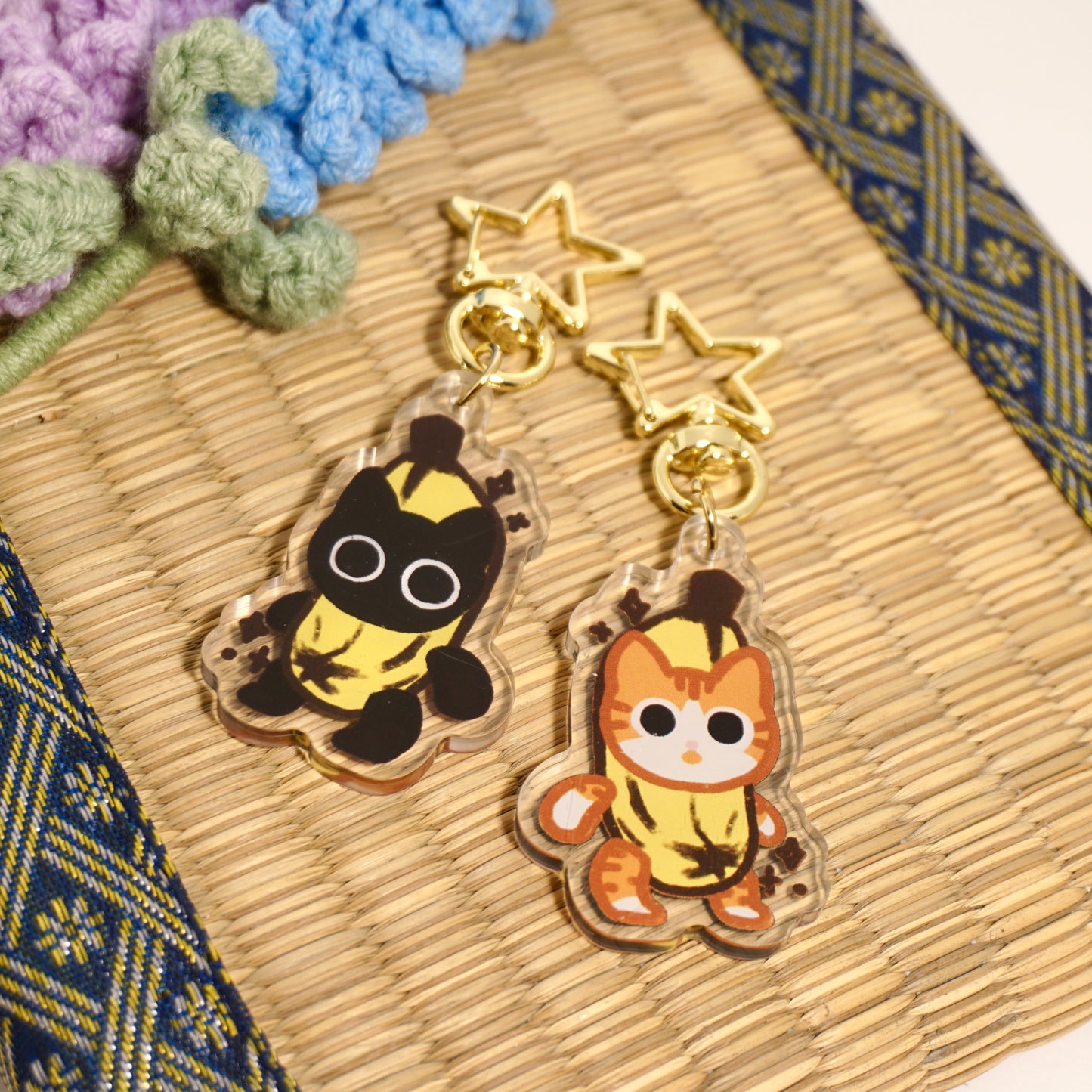 Catnana - Acrylic Keychain (Double-sided)