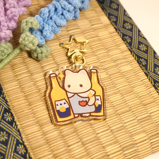 Drunk Sylvanian - Acrylic Keychain
