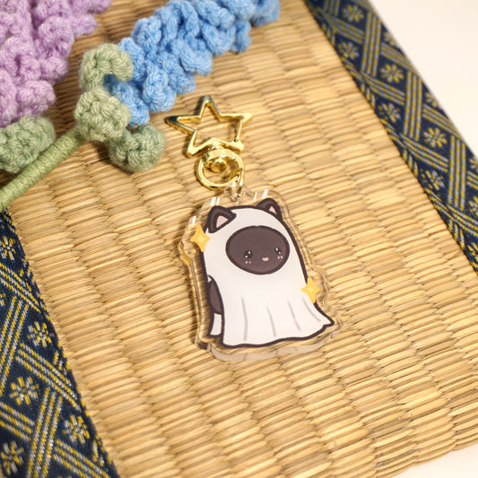 Ghost Sylvanian - Acrylic Keychain