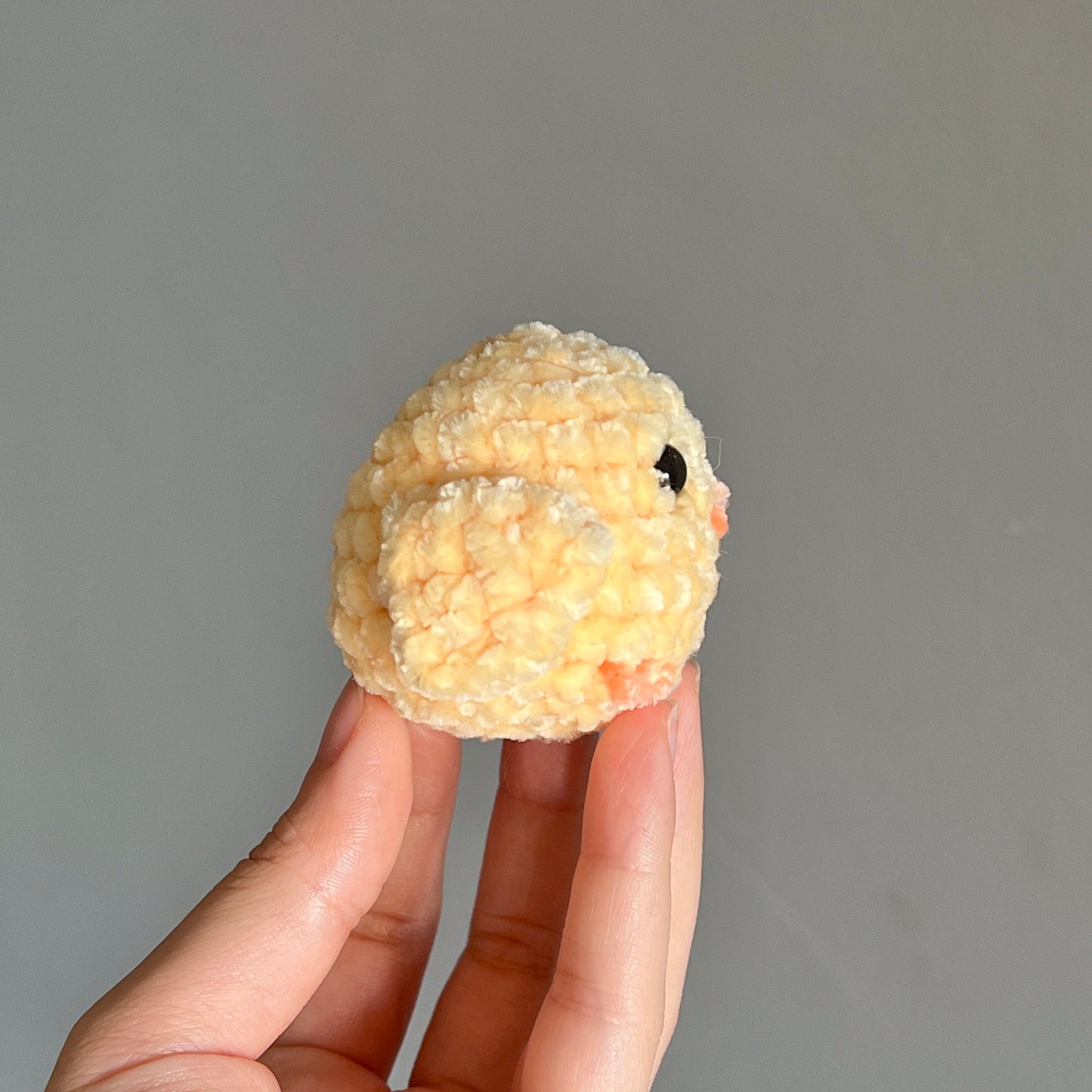 *MTO* Mini pelúcia de crochê de pintinho